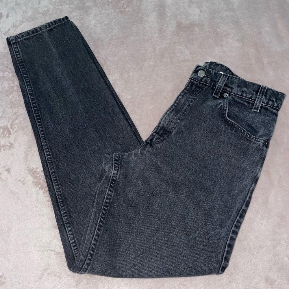 Y2K -1996-Vintage Levi’s 550 relaxed fit tapered leg orange tag Jean W33/L33/1/2 - Picture 4 of 13